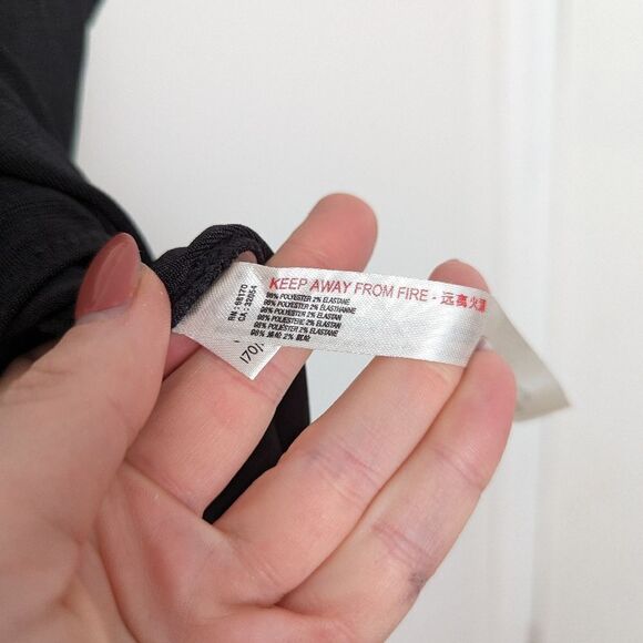 Intimately Free People black shimmer stretch Cowls in the Club thong bodysuit - Picture 4 of 7